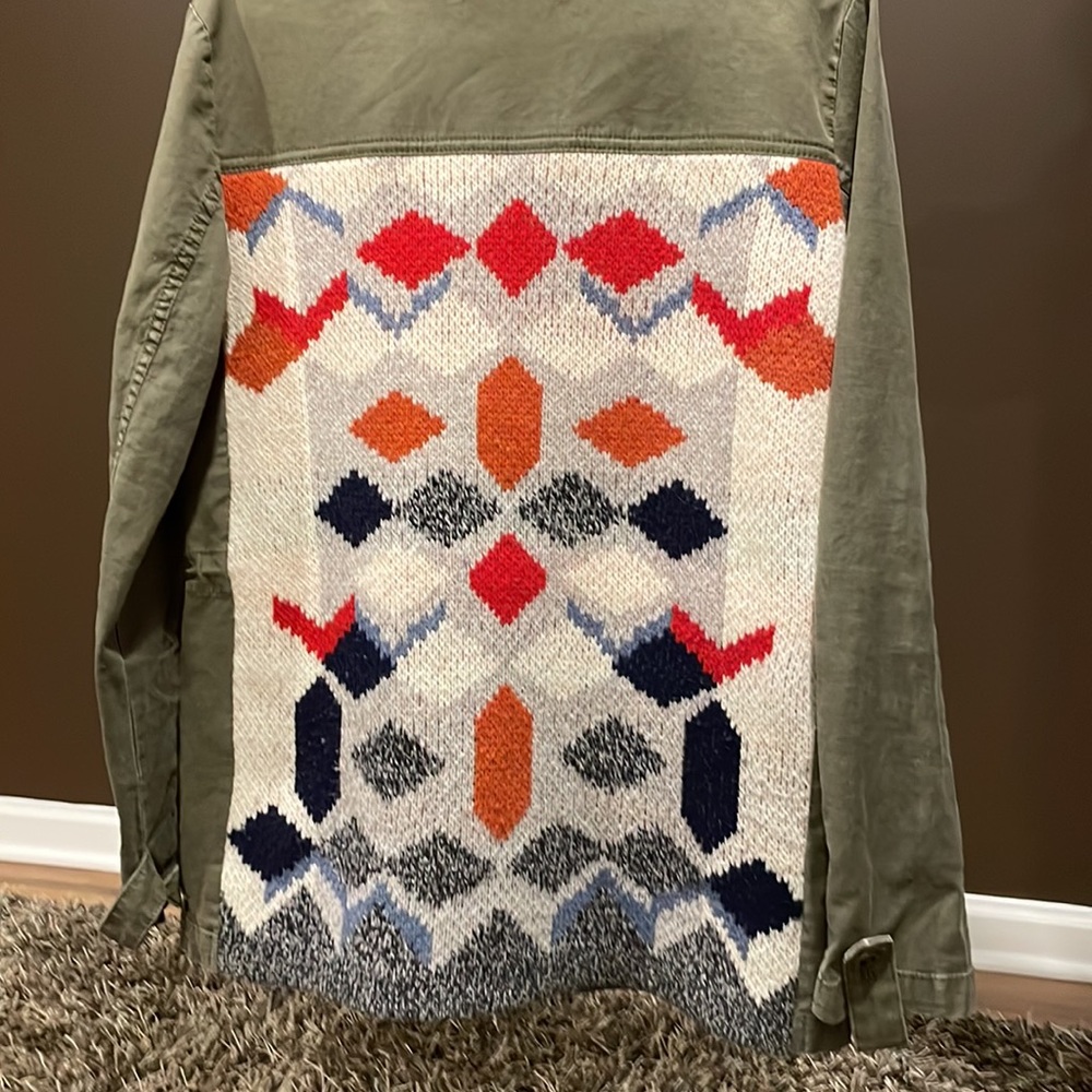 Anthropologie green jacket size small! - Picture 4 of 6